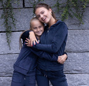 Jakke Hermine Velour Midnight Navy