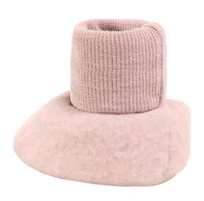 Tøfler Footies Wool Fleece Woodrose