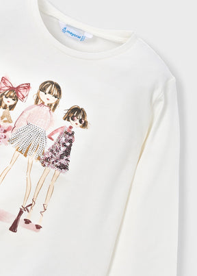 Genser Doll Motif Macchiato