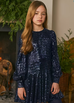 Kjole Sequin Navy