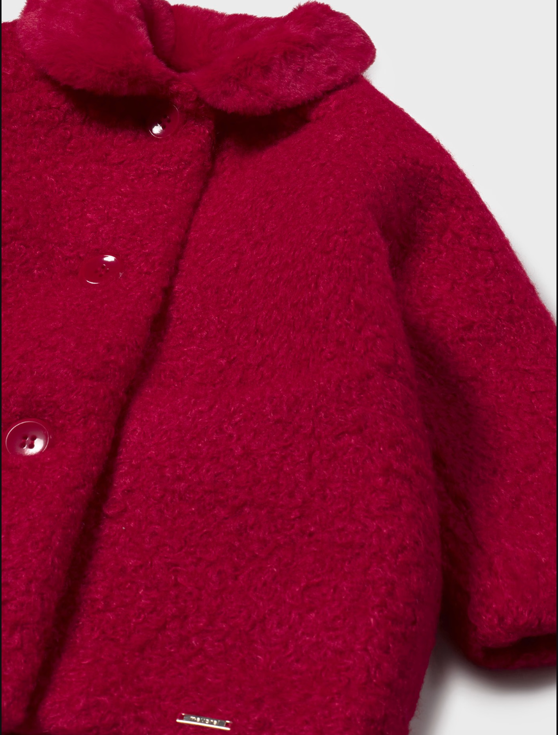 Kåpe Shearling Fluffy Red