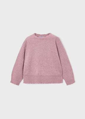 Genser Knitted Smooth Quartz Heather