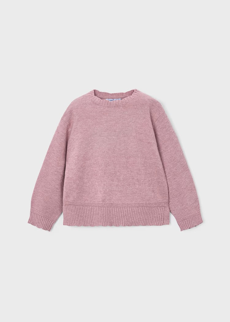 Genser Knitted Smooth Quartz Heather