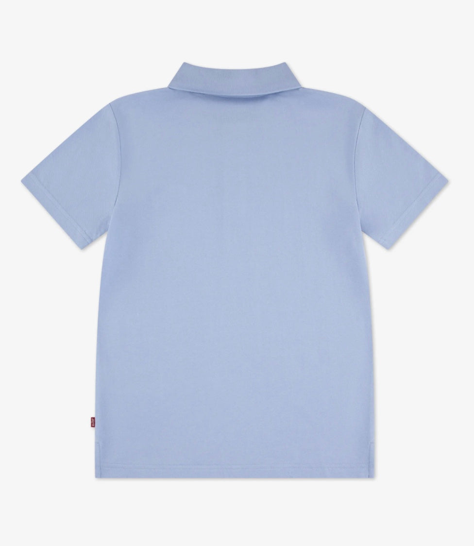 T-skjorte Back Neck Chambray Blue
