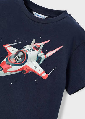 T-skjorte Rocket Navy