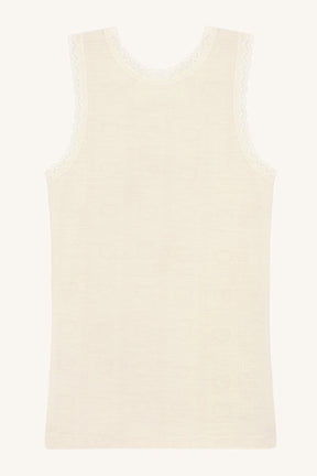 Singlet Faith Pointelle Ull Ivory