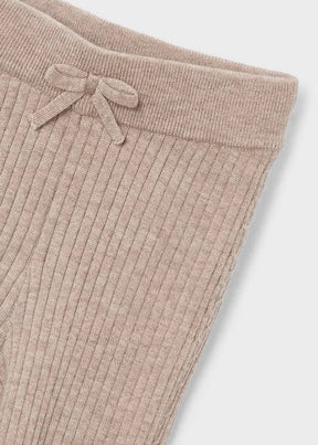 Leggings Knitted Bow Mole Melange