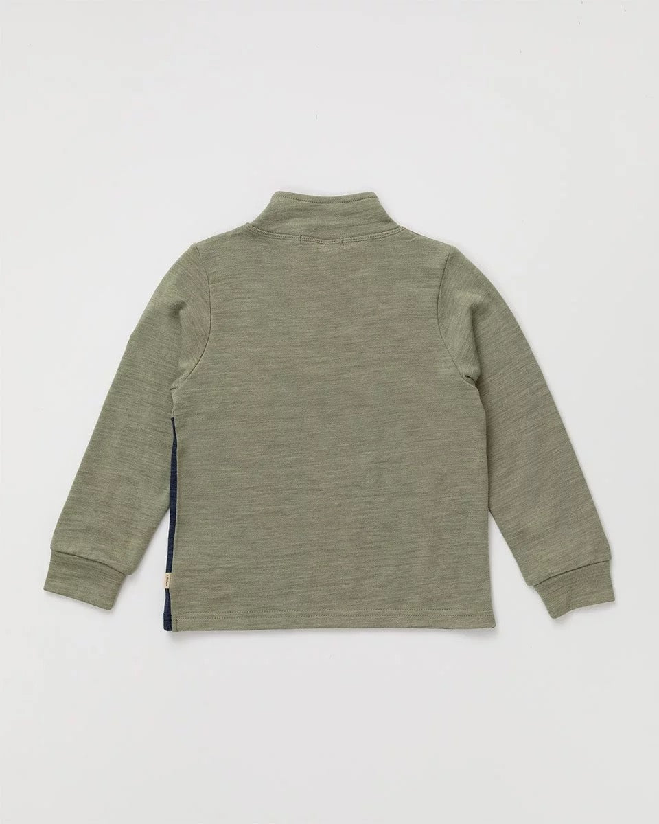 Genser Half Zip Active Rosmarin