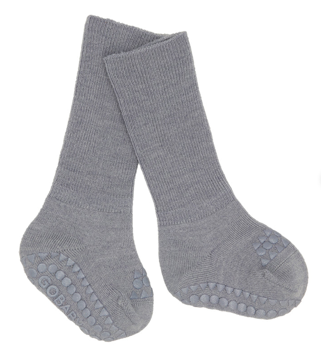 Antiskli Sokker Wool Grey Melange