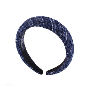 Hårbøyle Helena Plaid Navy