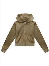 Hettejakke Tonal Zip Thru Hoodie Tea Leaf