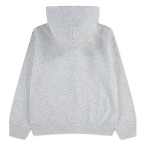 Hettegenser Logo Full Zip Light Grey Heather