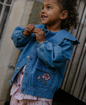 Jakke Bomber Don Rose Medium Denim Blue