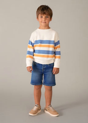 Genser Striped Peach