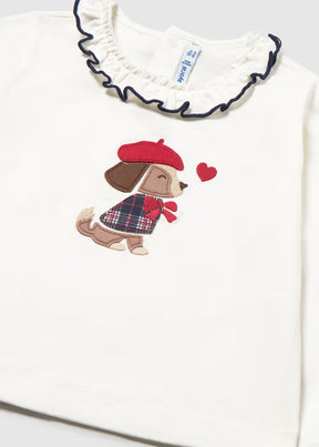 Genser French Dog Offwhite/Red