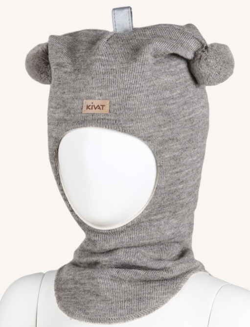 Balaclava Ull Skinnlapp m/Dusker Beige