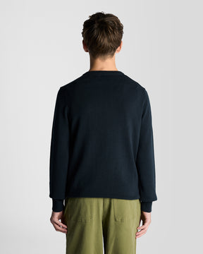 Genser Crew Neck Dark Navy