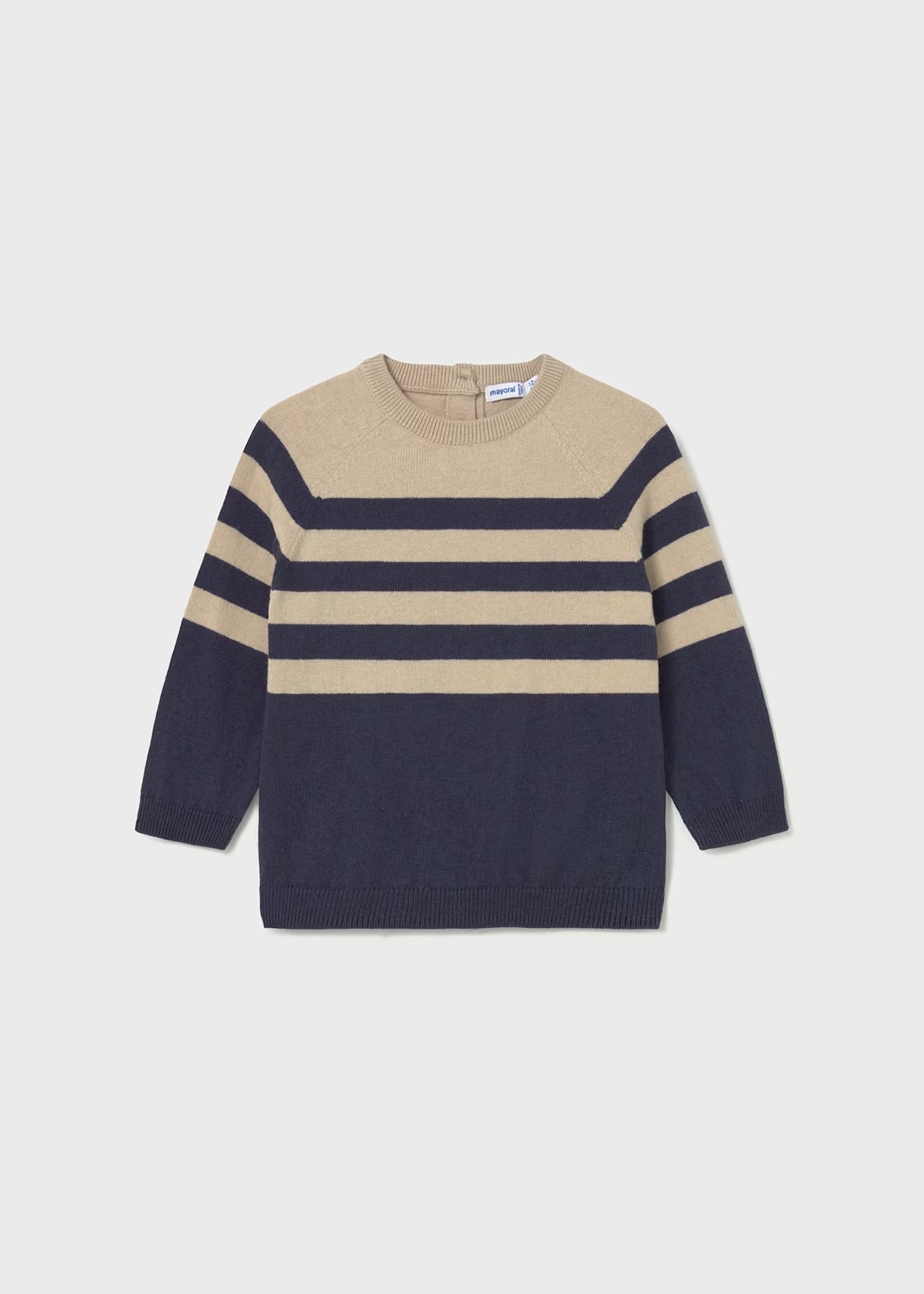 Genser Block Striped Azul