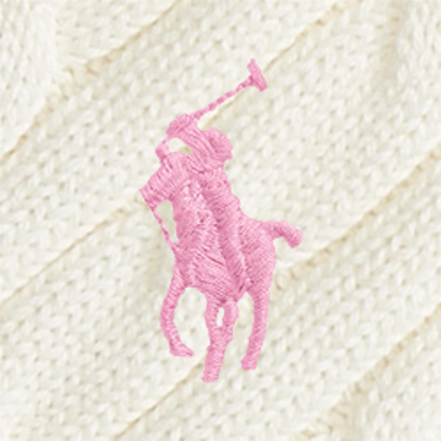 Genser Cable-Knit Cotton White