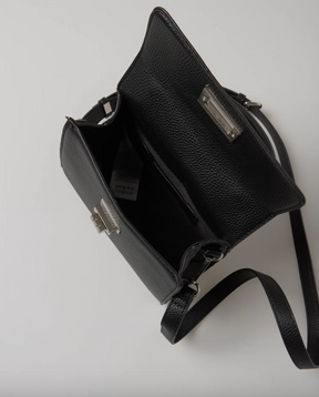 Veske RBSanya Medium Top Handle Bag Black Silver