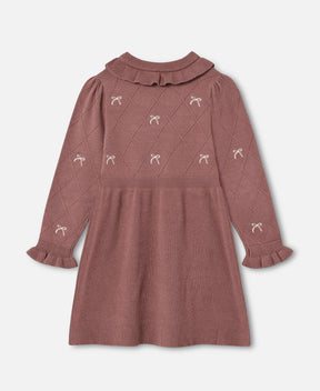 Kjole Alon Bow Ash Rose