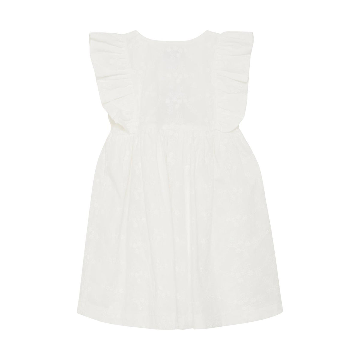 Kjole Embroidery Antique White