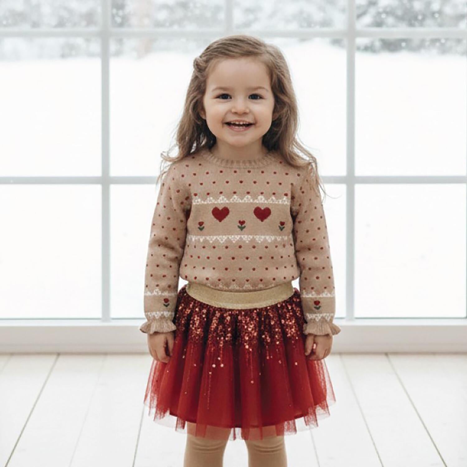 Skjørt Tulle Teaberry
