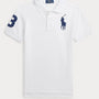 Pique Slim Fit Cotton Mesh Polo White