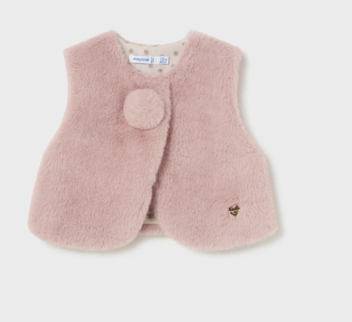 Vest Fur Gilet Petal