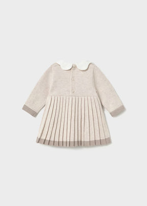 Kjole Knit Tricot Milk Heather