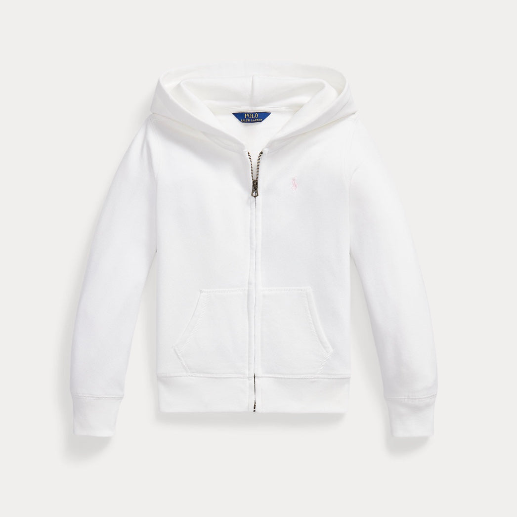 Hettegenser Zip White