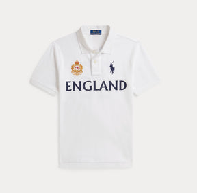 T-skjorte England Mesh White