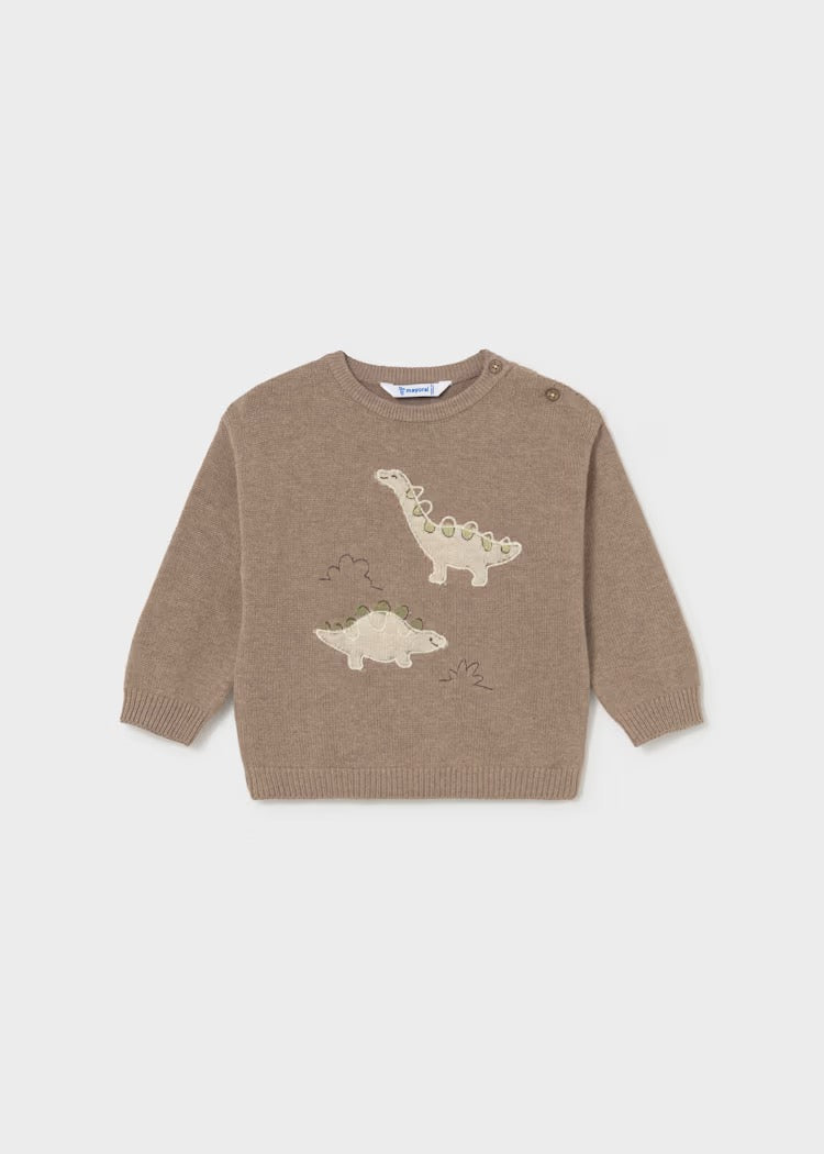 Genser Knit Dino Truffle