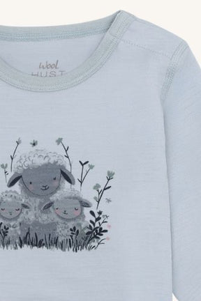 Body Bo Sheep Ull Baby Blue