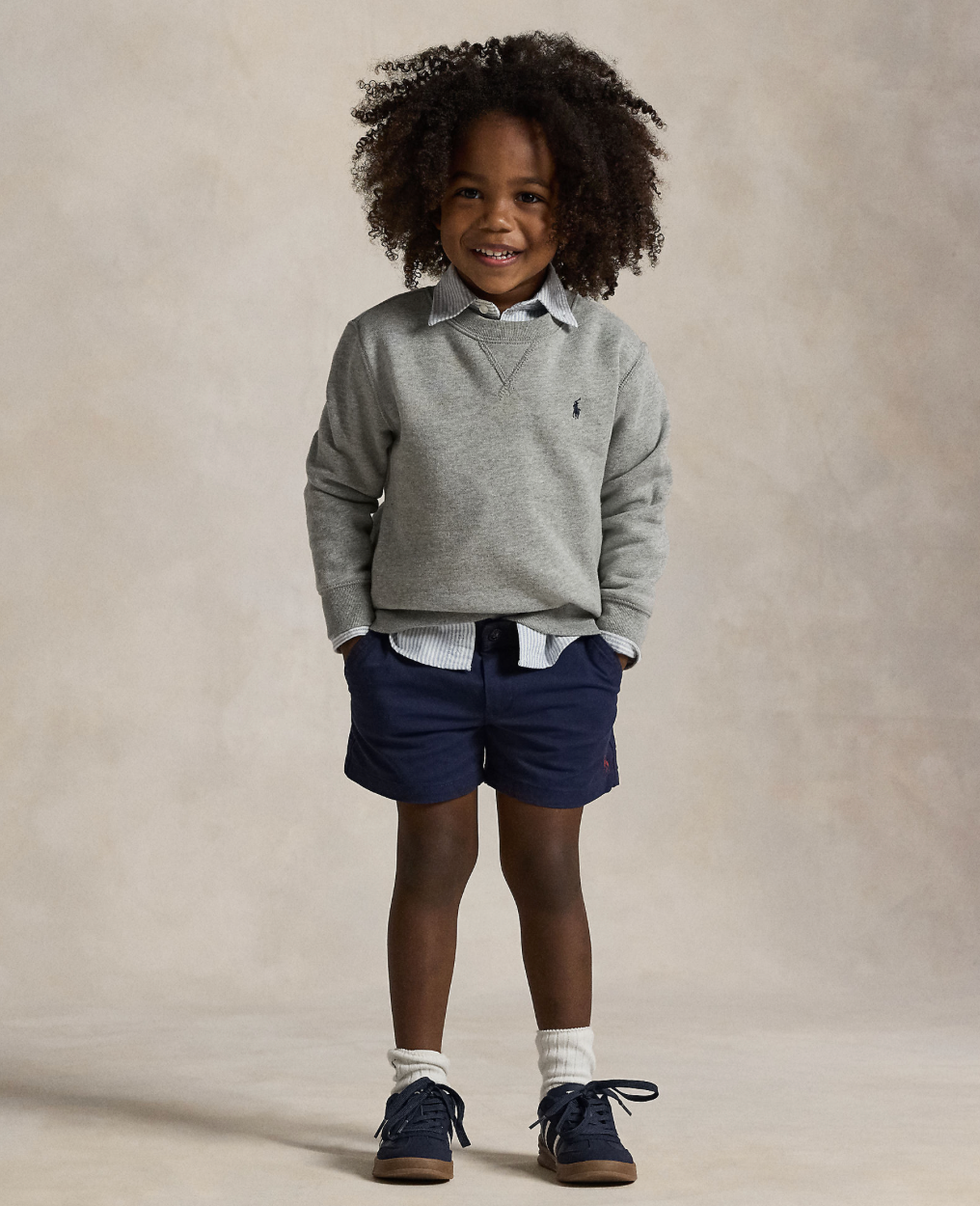 Genser Basic Crewneck Dark Sport Heather