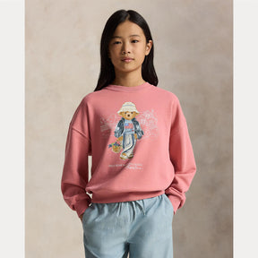 Genser Polo Bear Sweatshirt Pink