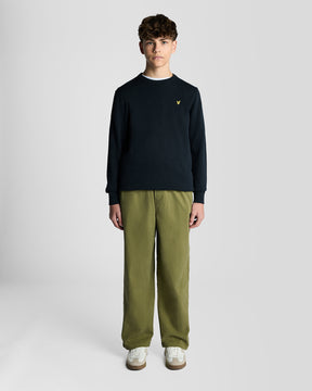 Genser Crew Neck Dark Navy