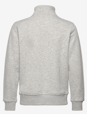 Genser Halfzip Light Grey Melange