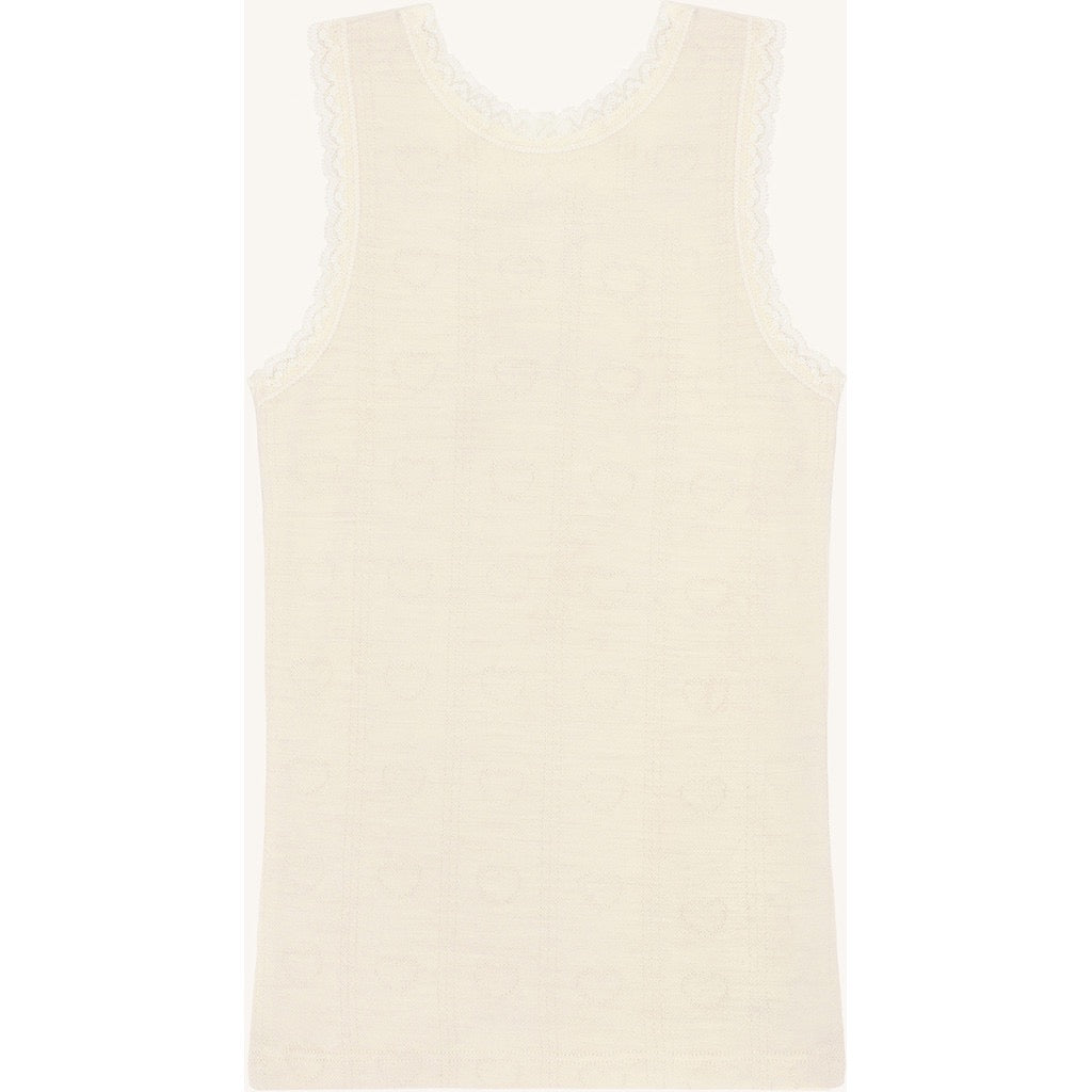 Singlet Faith Pointelle Ull Ivory