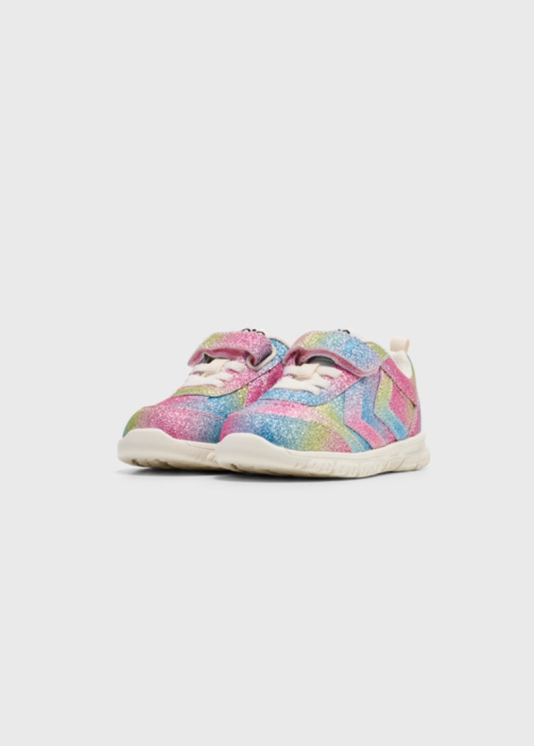 Joggesko Crosslite Glitter White Multicolor Infant