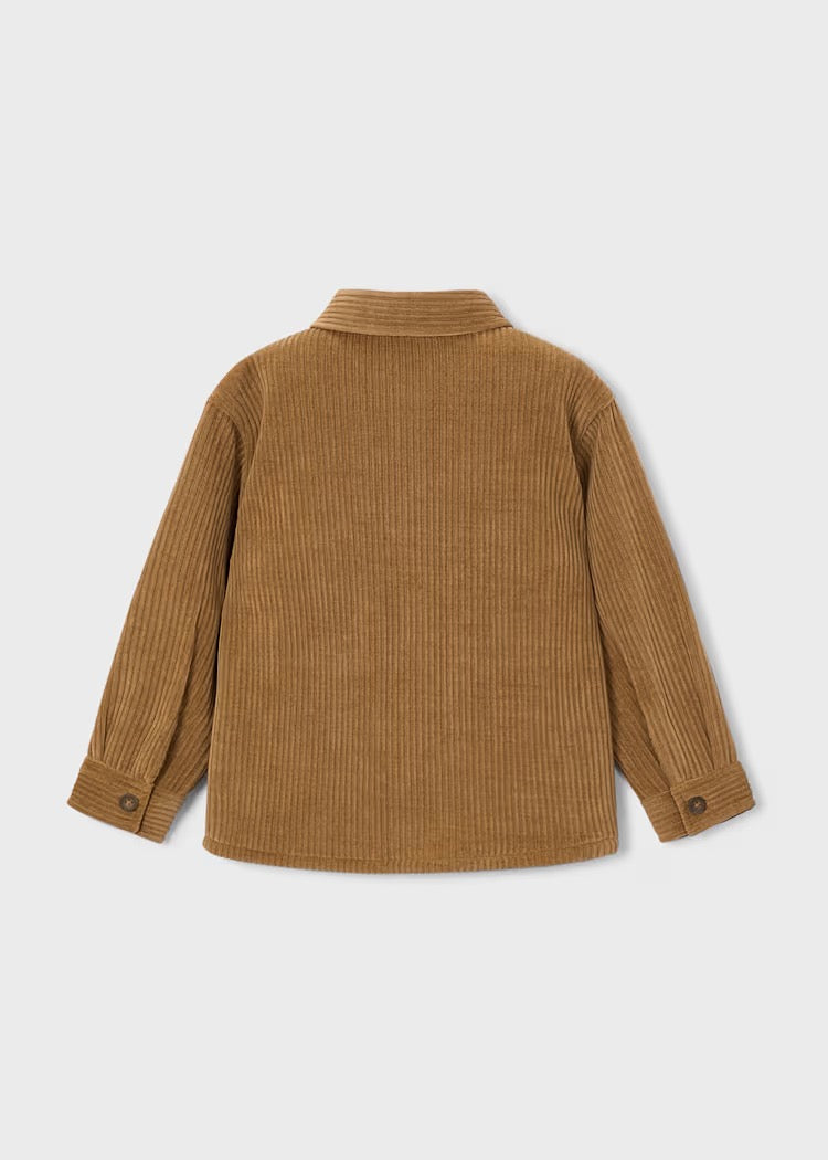 Skjorte Corduroy Dark Mud