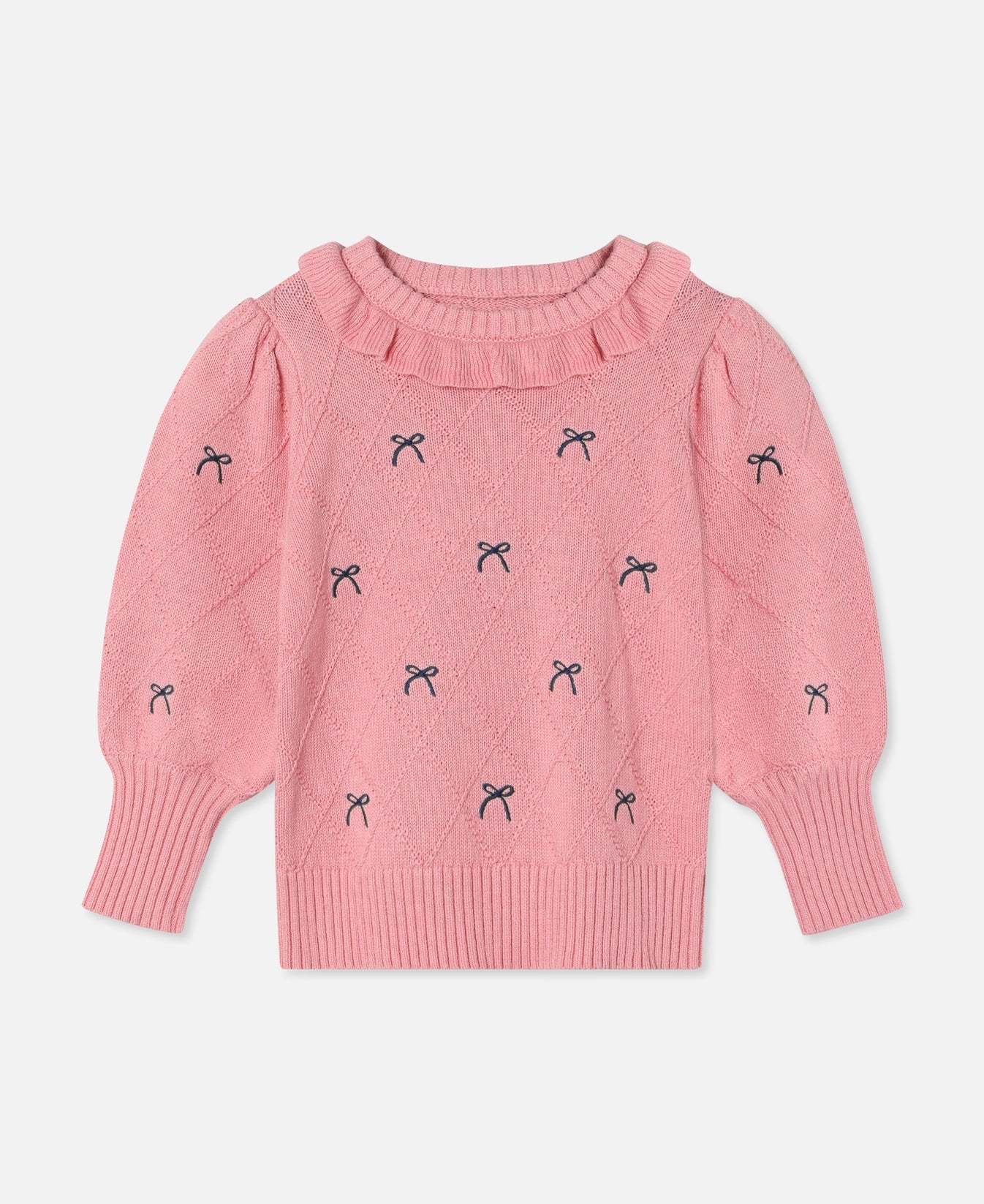 Genser Lucie Bow Candy Pink