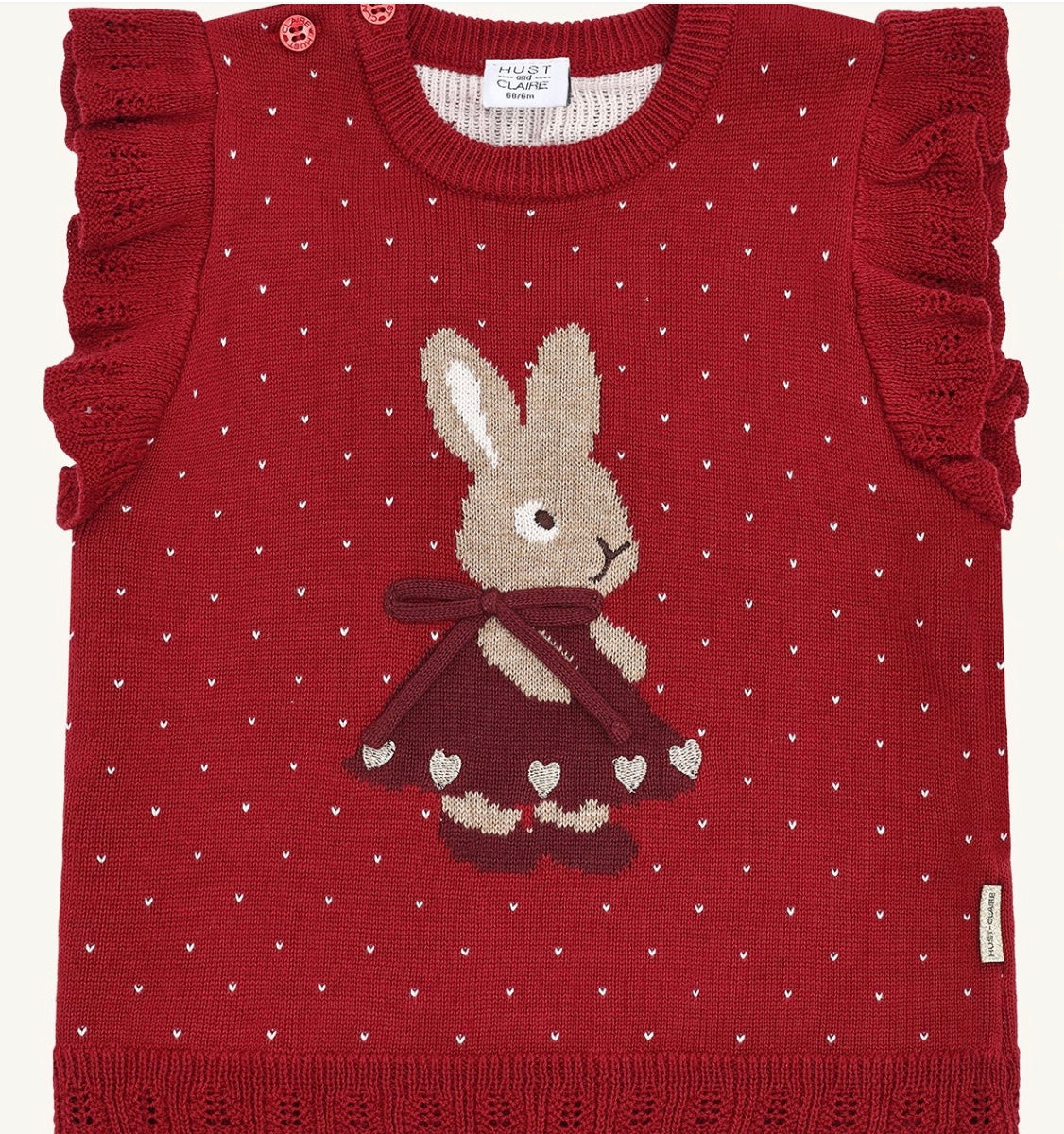 Vest Vilma Bunny Teaberry