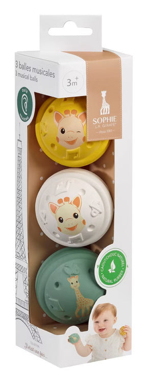 Musikkball 3pk Sophie La Girafe