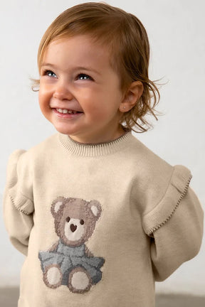 Sett 2-Deler Knit Bamse Brown