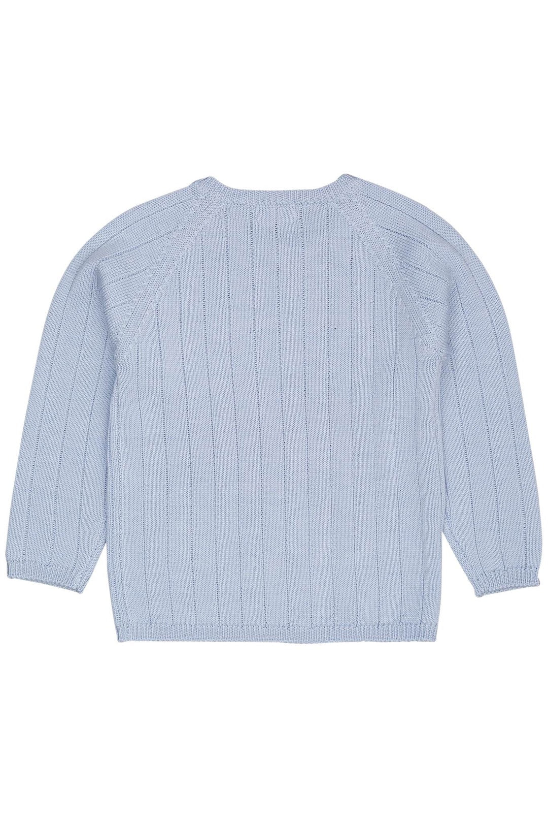 Genser Merino Knitted Dusty Blue