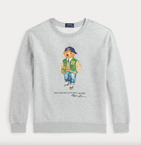 Genser Polo Bear Pullover Andover Heather