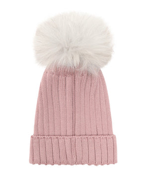 Lue Knit Alpaca Pompom Woodrose