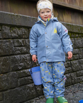 Regnsett Plask Mjuk Blå