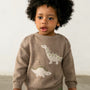 Genser Knit Dino Truffle